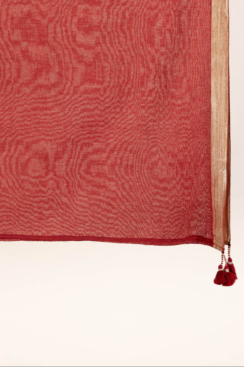 Sindoori Chanderi Dupatta
