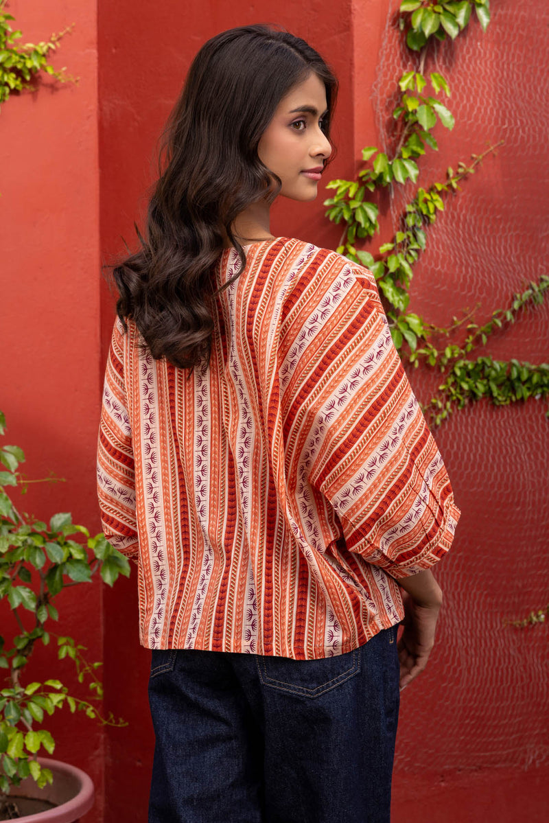 Peach Anti-Fit Top