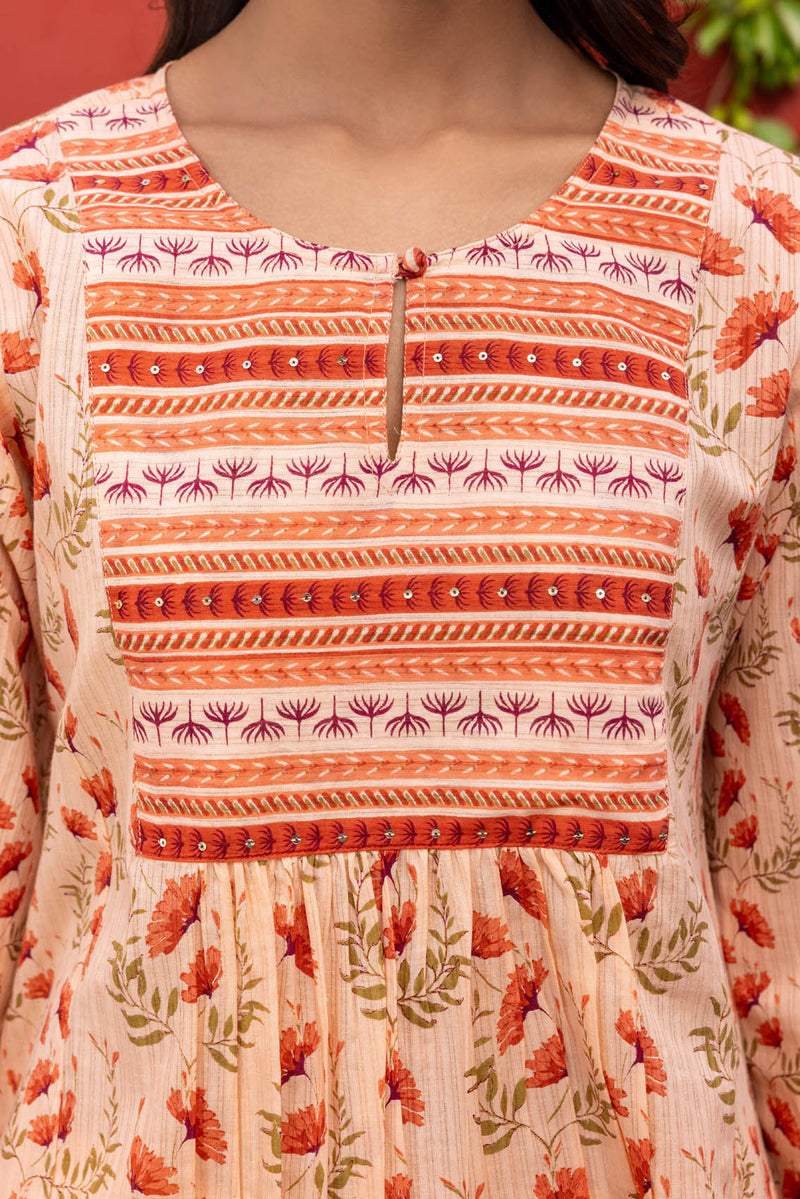 Aster Yoke Kurta