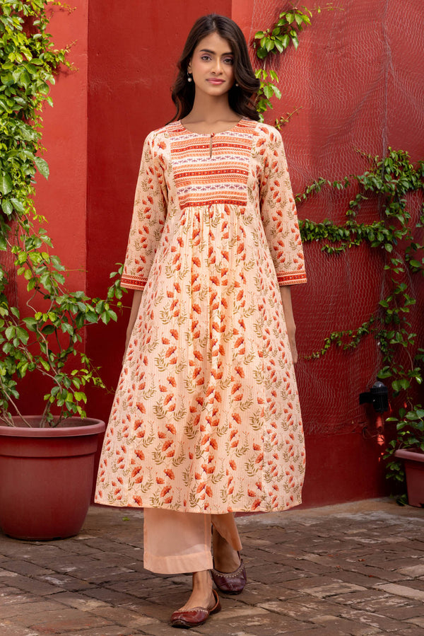 Aster Yoke Kurta