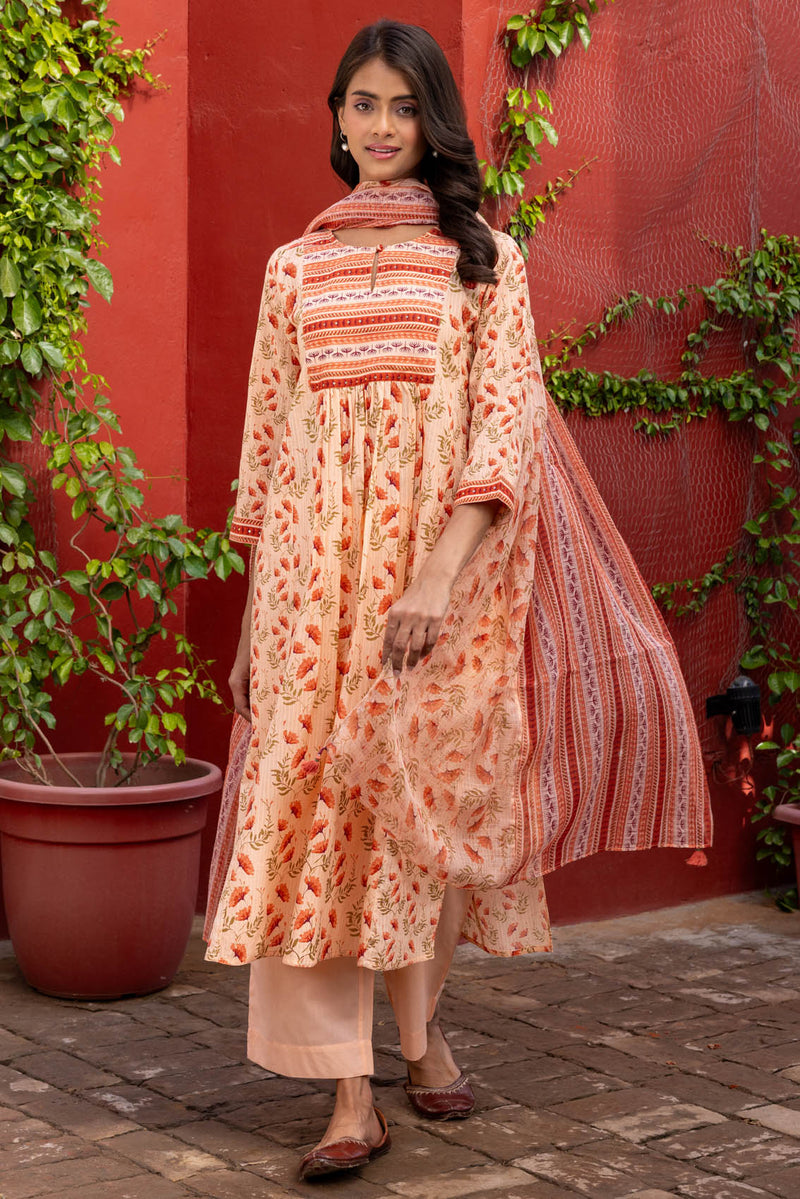 Aster Yoke Kurta