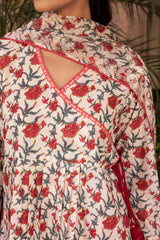 Pink Yoke Kurta