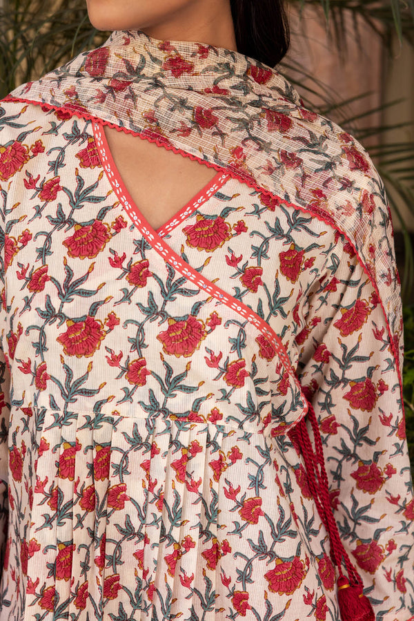 Pink Yoke Kurta