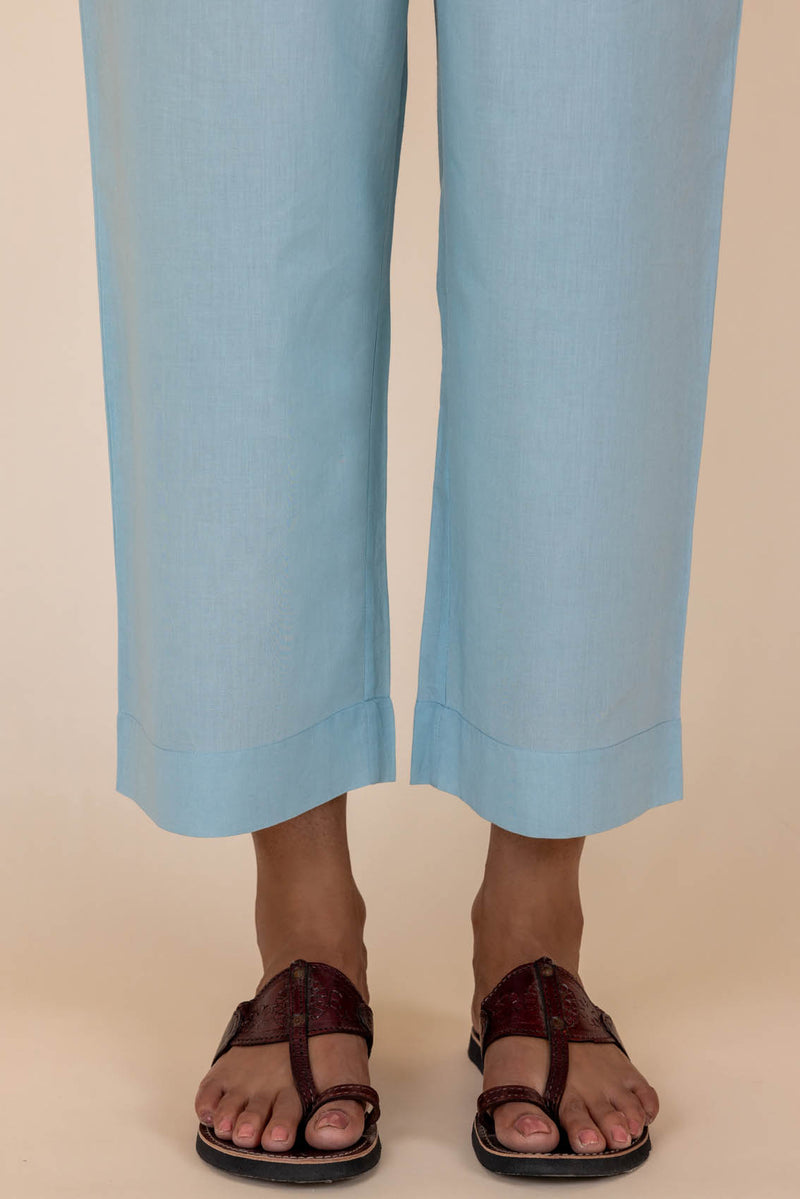 Blue Relaxed Trousers