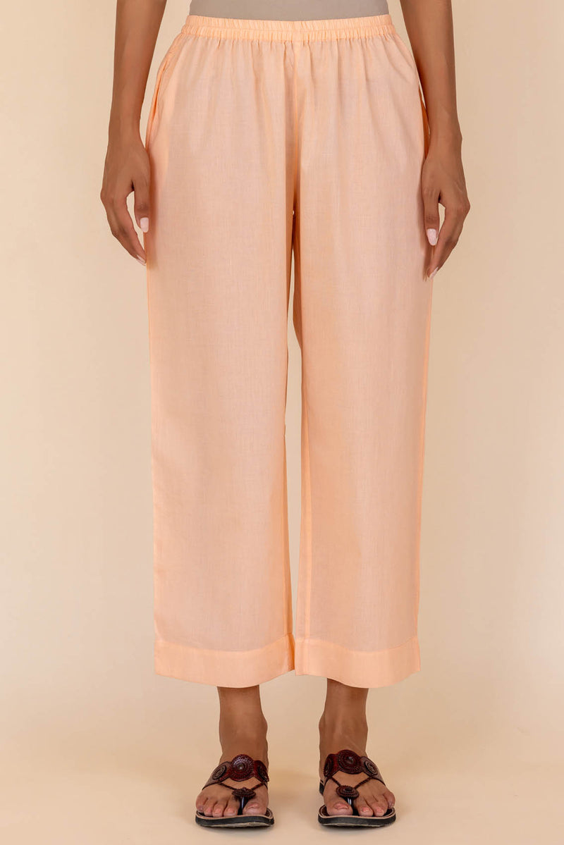 Peach Relaxed Trousers