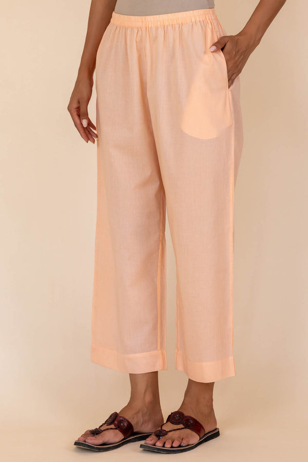 Peach Relaxed Trousers