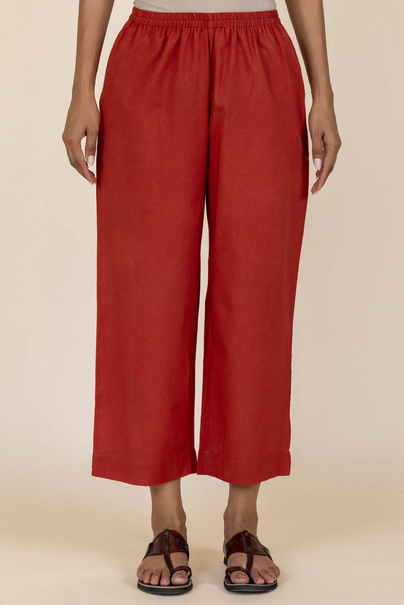 Rust Relaxed Trousers