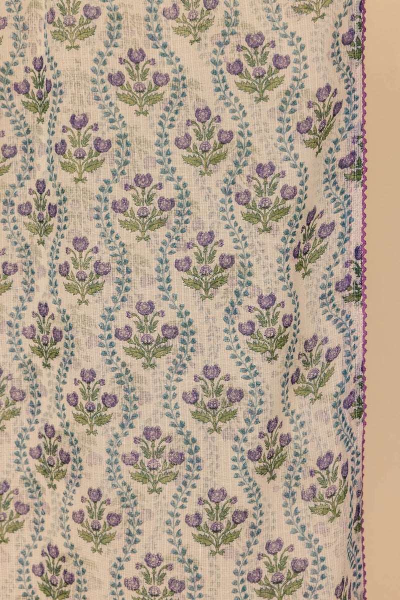 Floral Grid Doria Dupatta