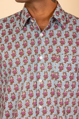 Buta Printed Cotton Shirt