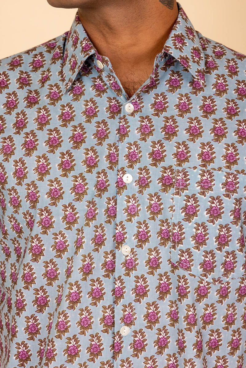 Buta Printed Cotton Shirt