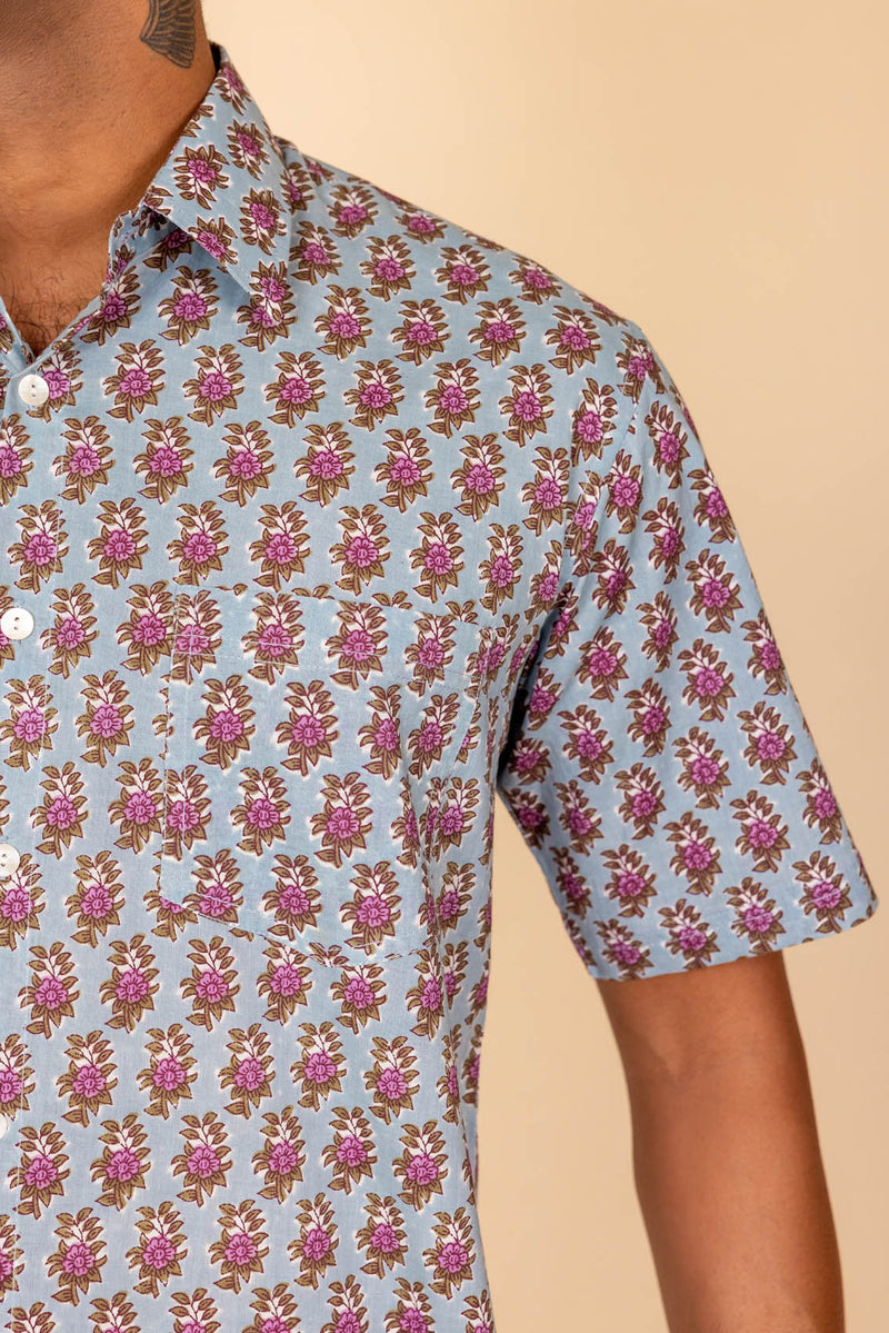 Buta Printed Cotton Shirt