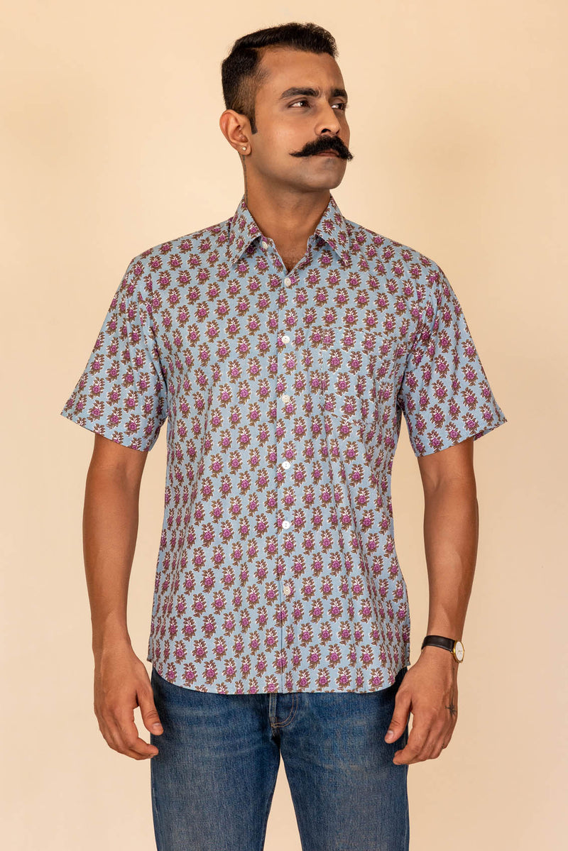 Buta Printed Cotton Shirt
