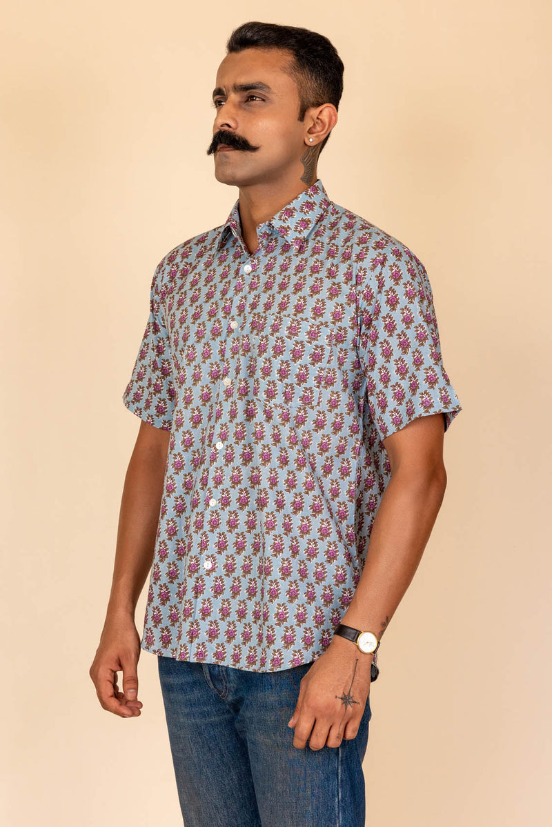 Buta Printed Cotton Shirt