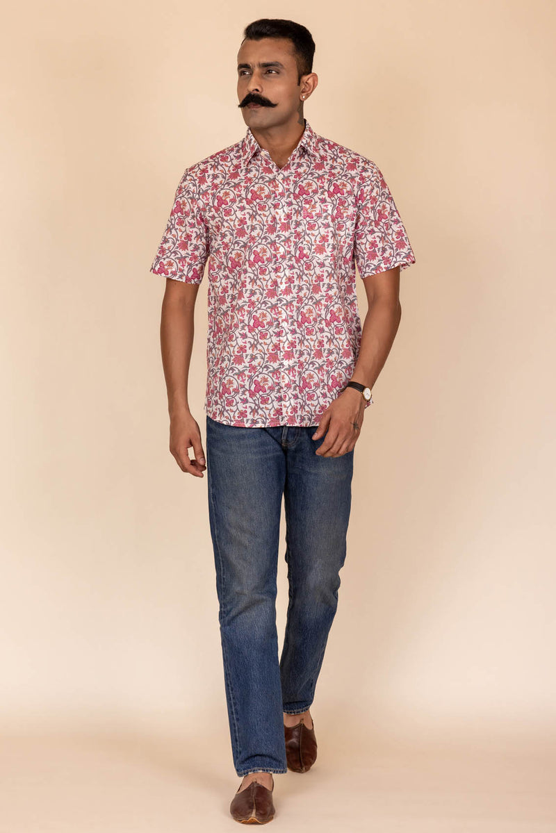 Floral Cotton Shirt