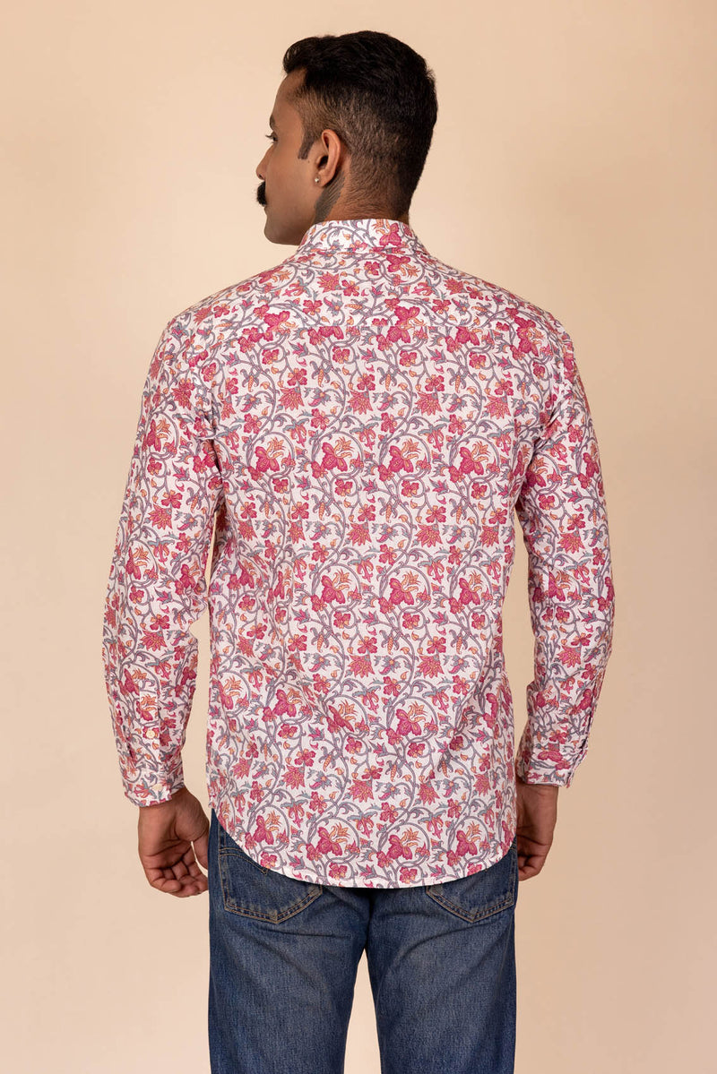 Floral Cotton Full Sleeve Shirt