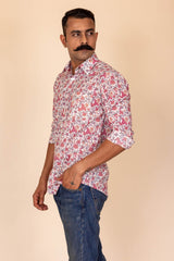Floral Cotton Full Sleeve Shirt