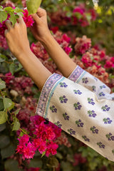 Floral Grid Kurta