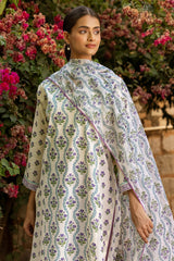 Floral Grid Kurta