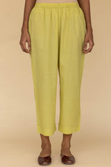 Green Relaxed Trousers