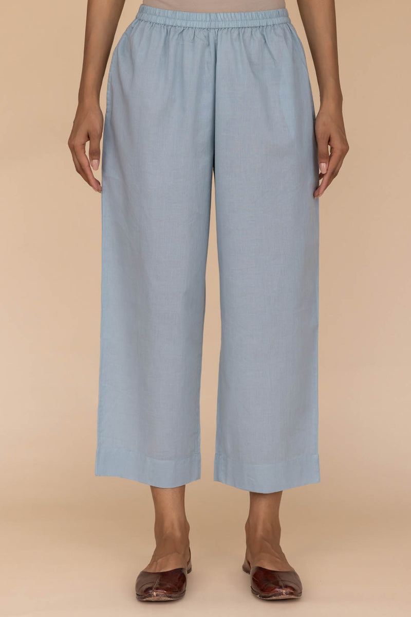 Blue Relaxed Trousers