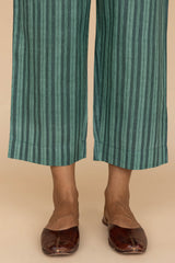 Green Striped Trousers