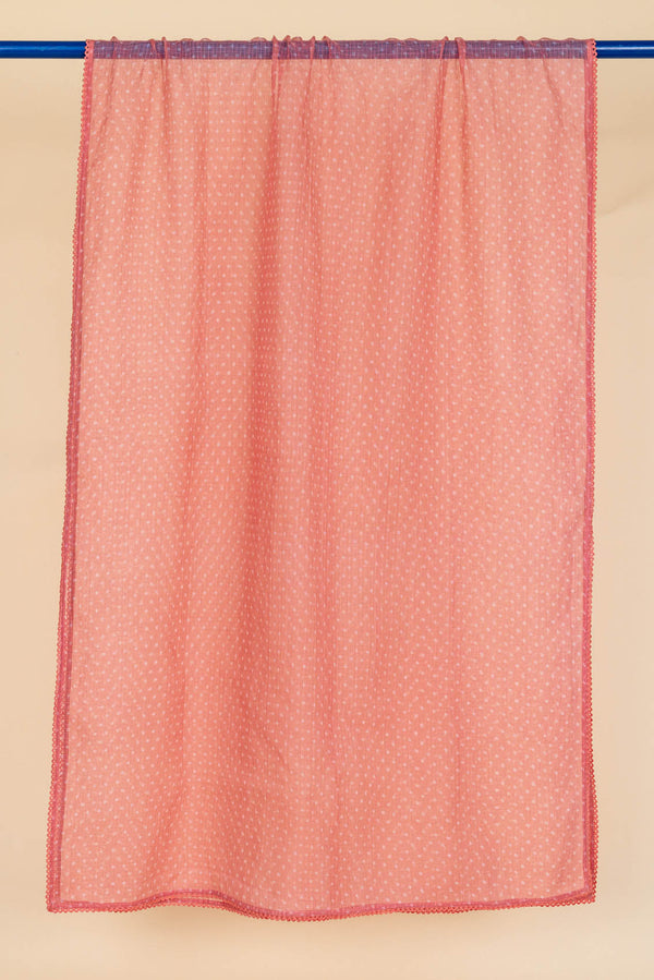 Pink Polka Doria Dupatta