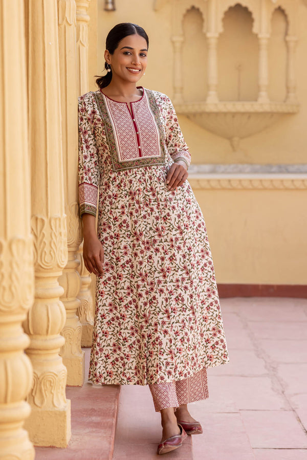 Kesar Kyaari Gulabi Kurta