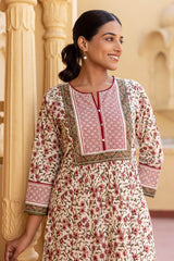 Kesar Kyaari Gulabi Kurta