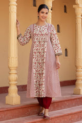 Amer Gulabi Kurta