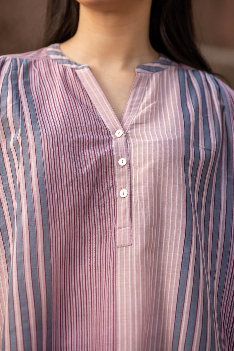 Mixed Stripes Shirt Kurta