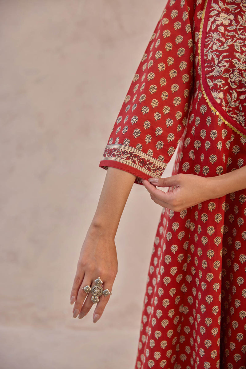 Bagru Buti Kurta