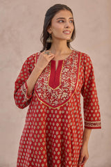 Bagru Buti Kurta