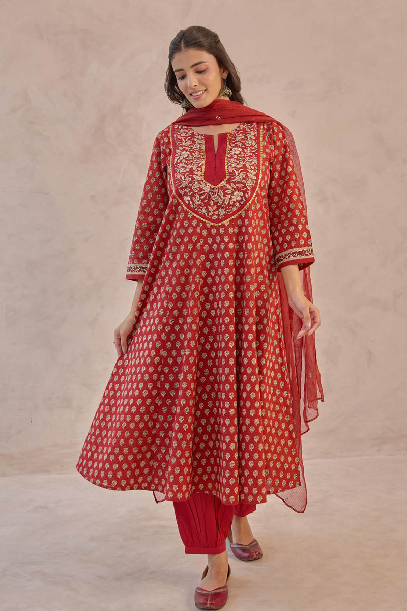 Bagru Buti Kurta