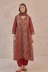 Bagru Kalidar Kurta