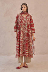 Bagru Kalidar Kurta