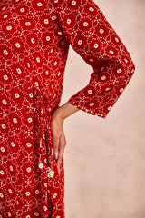 Palash Bandhani Kurta