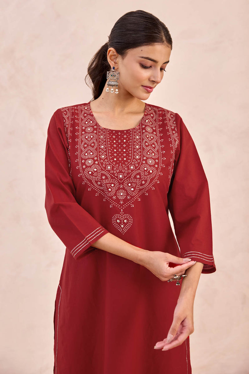 Rudhira Bandhani Kurta