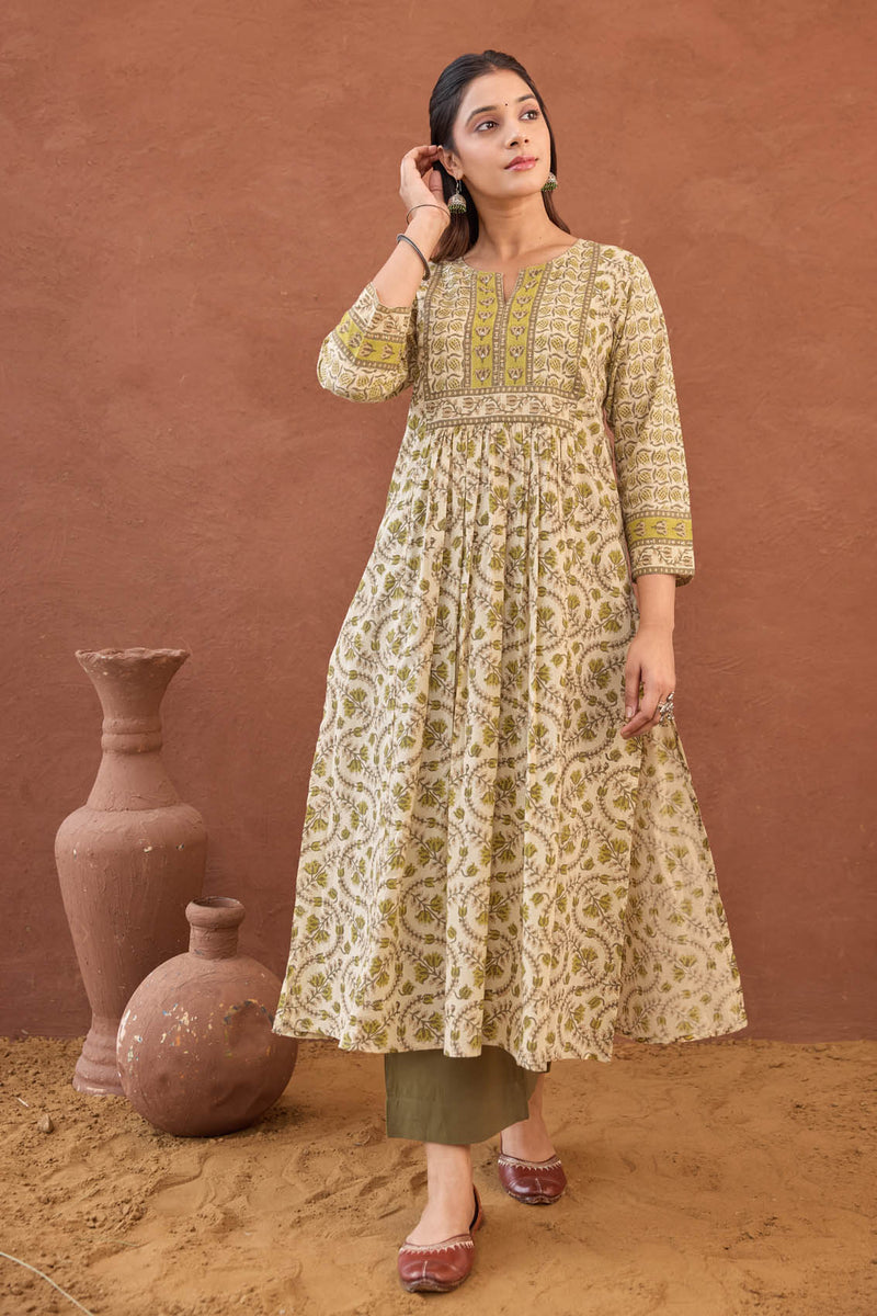 Latika Gathered Kurta