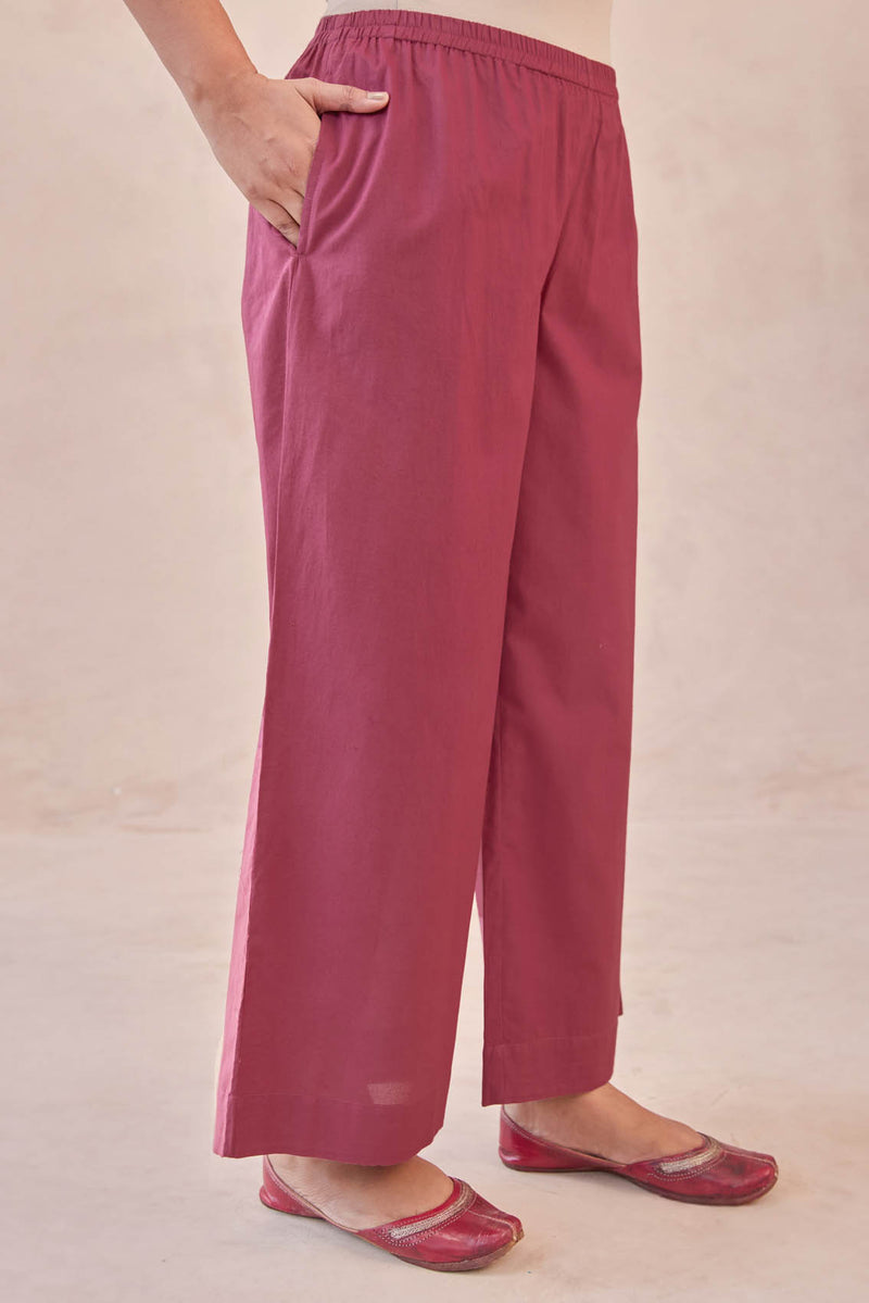 Maroon Trousers