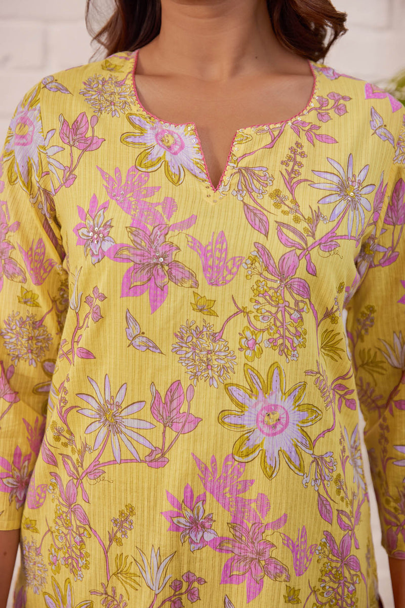 Akki Lemon Kurta