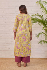 Akki Lemon Kurta