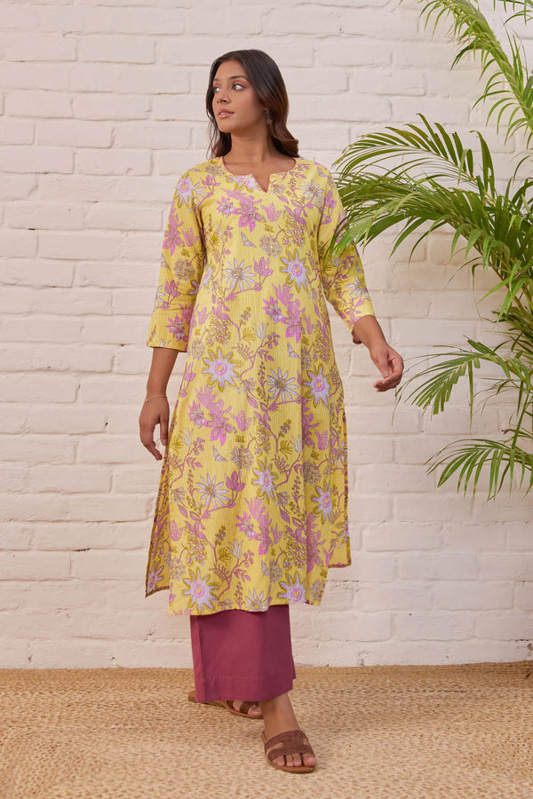 Akki Lemon Kurta