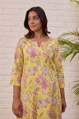 Akki Lemon Kurta