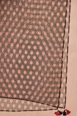 Black Bagru Print Doria Dupatta