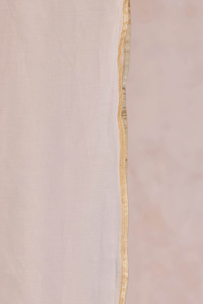 Ivory Chanderi Dupatta