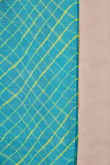 Turquoise Lehariya Doria Dupatta