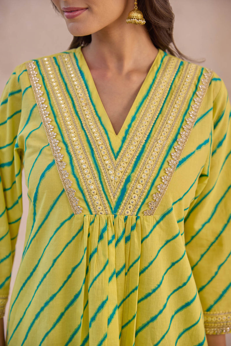 Hariyali Lehariya  Kurta
