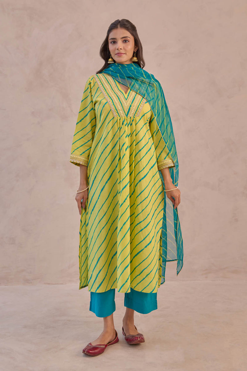 Hariyali Lehariya  Kurta