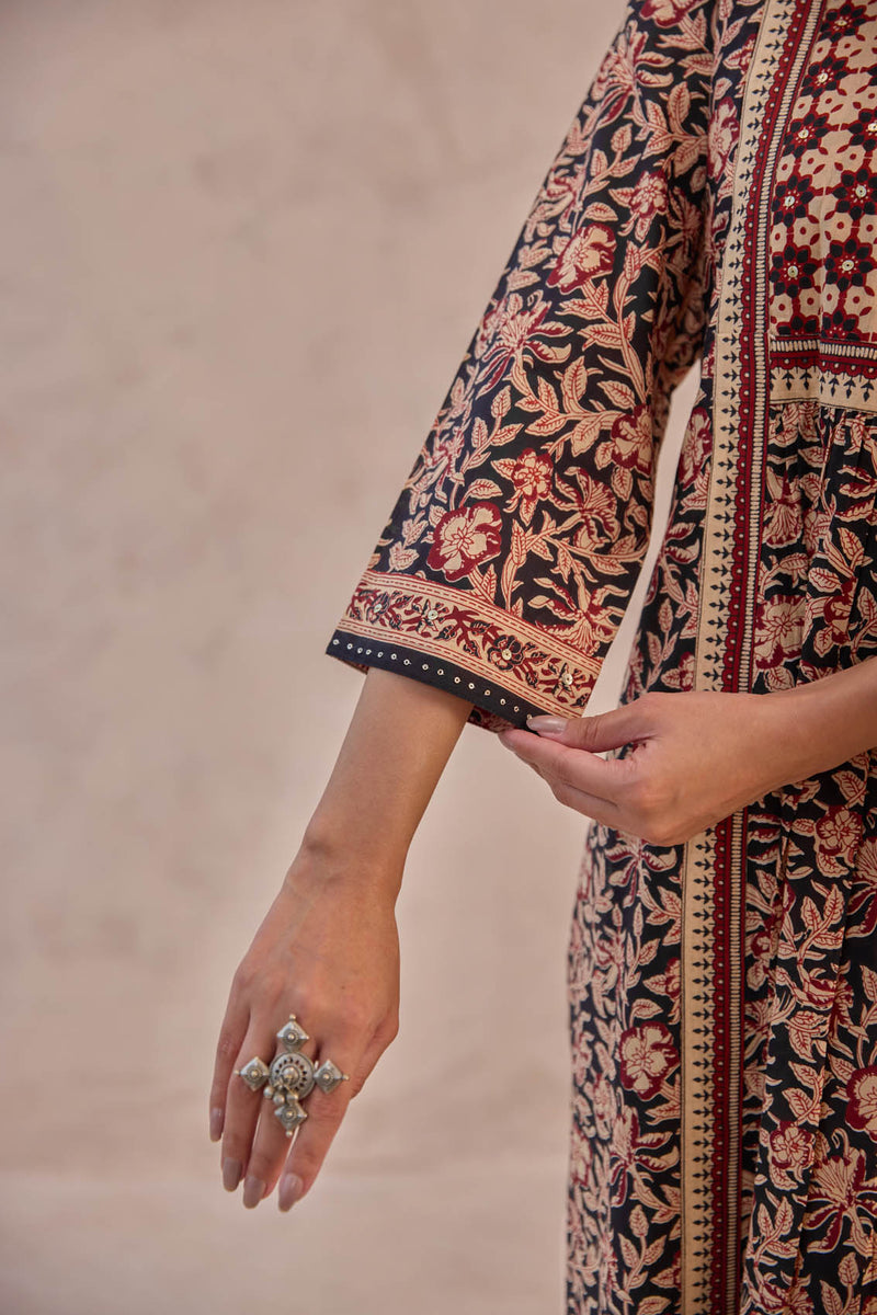 Bagru Vriti Kurta