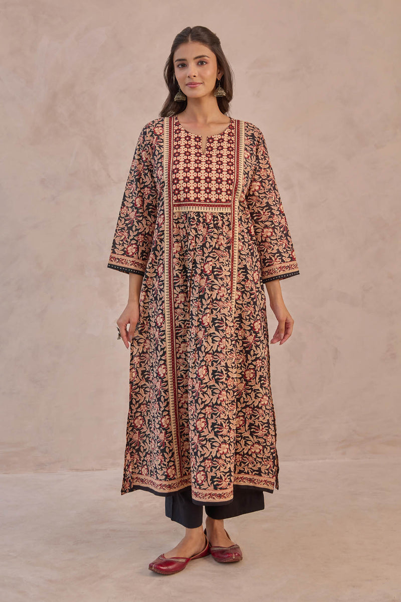Bagru Vriti Kurta